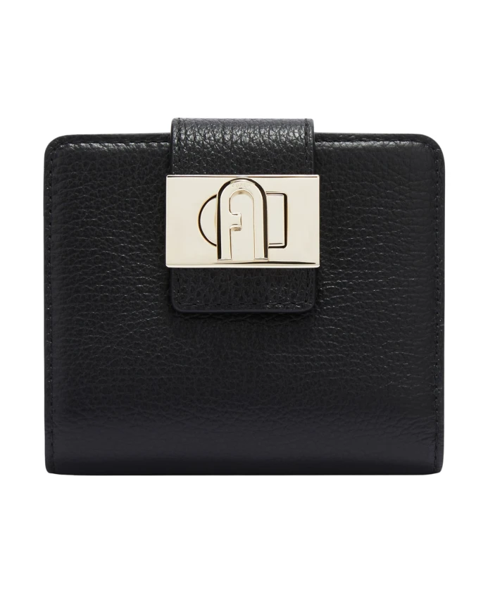 

Компактный кошелек 1927 года с поворотной застежкой Furla, черный