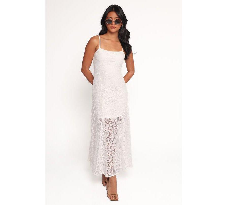 

Платье макси Varia Lace Petal and Pup, White