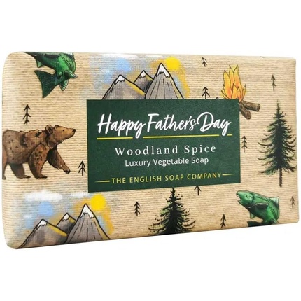 

С Днем отца, мыло Woodland Spice, 190 г The English Soap Company