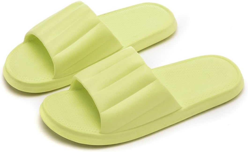 

Унисекс шлепанцы Rojeam с противоскользящей подошвой, быстро сохнущие, для душа, дома, ванной, сада и бассейна, зеленый