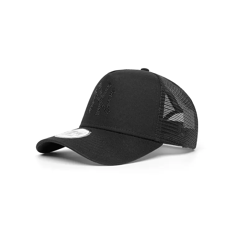 

New Era Бейсболка из полиэстера и хлопка унисекс черная, Black