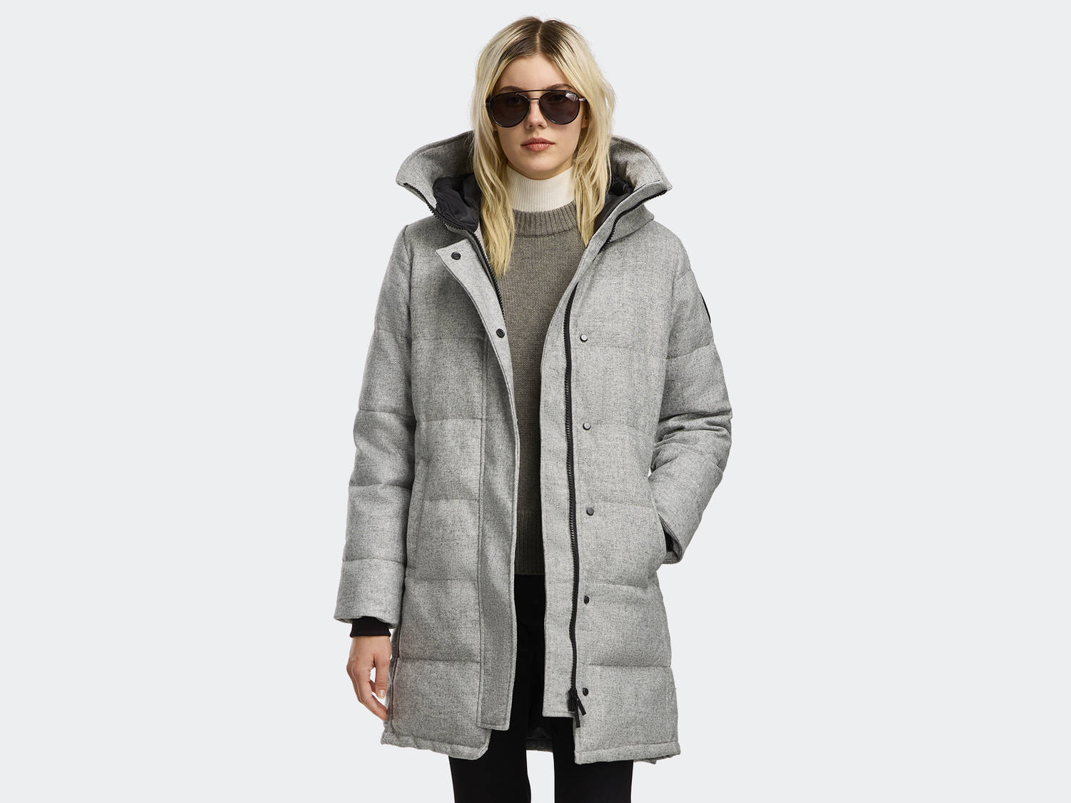 

Парка Canada Goose Shelburne AlluraLuxe Wool, Baltic Grey Melange