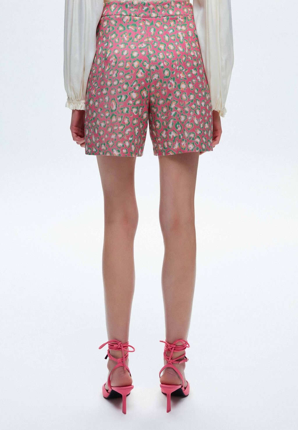 

Шорты HIGH WAIST PATTERNED JACQUARD adL, розовый