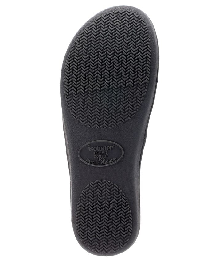 Женские шлепанцы Isotoner Space Knit Andrea, только онлайн Isotoner Signature, серый — фото 4