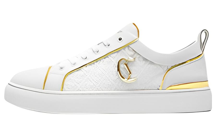 

Кроссовки Cabbeen Skateboarding Shoes Men Low-top White, белый