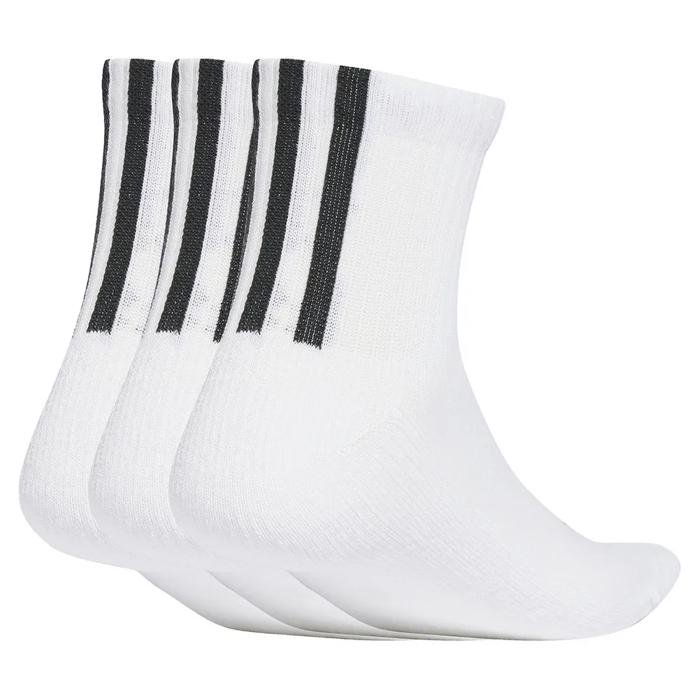 Носки 3 шт adidas Originals Quarter 3 Back Stripes, белый — фото 2