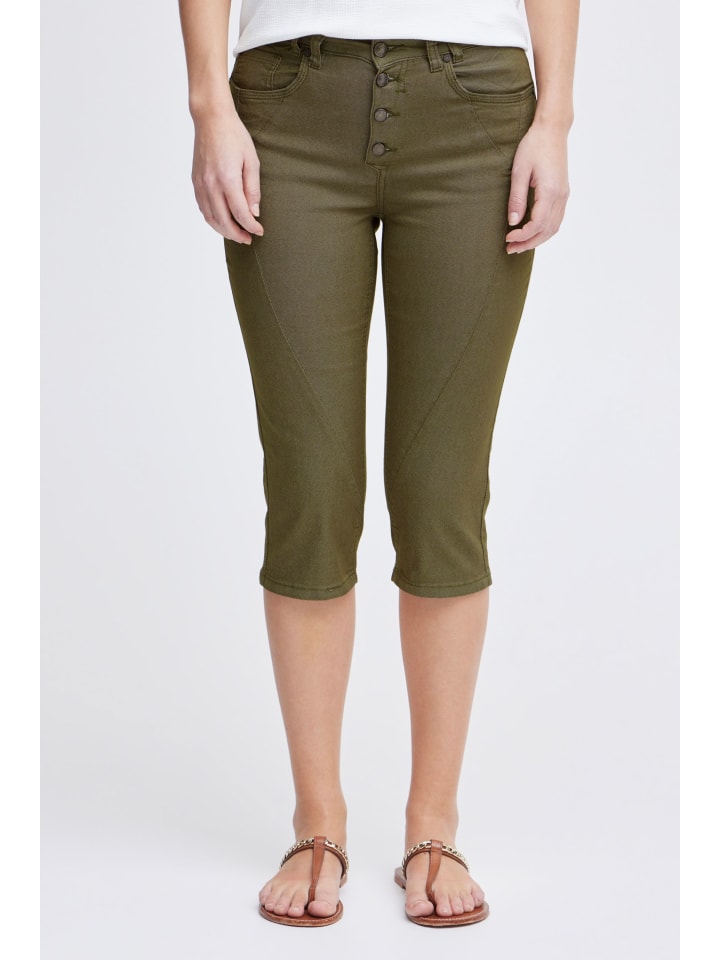 

Шорты PULZ Jeans, зеленый