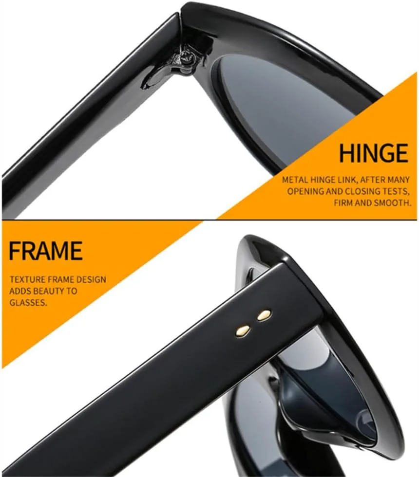 

Солнцезащитные очки в стиле ретро большого размера с заклепками, женские, градиентные, с защитой от УФ-излучения UV400, мужские MTZJH, Leopard Tea Gradient