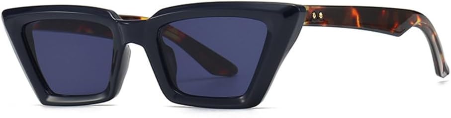 

Модные солнцезащитные очки «кошачий глаз» для женщин, винтажные черные солнцезащитные очки для мужчин, солнцезащитные очки для вождения, защита от УФ-излучения UV400 TYUVIVO, Black