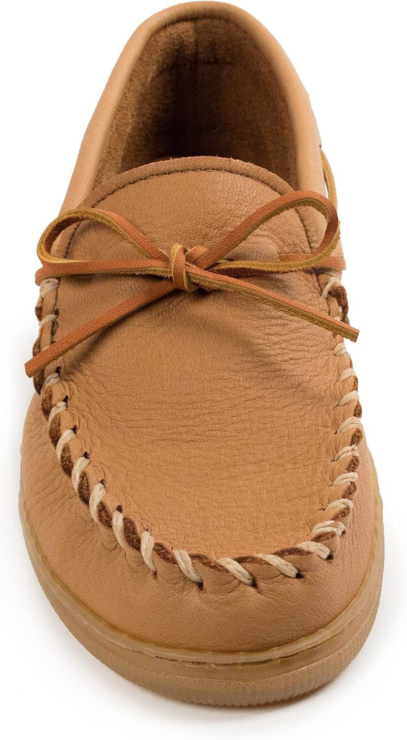 Мокасины Minnetonka для мужчин из оленьей кожи Moosehide — фото 2