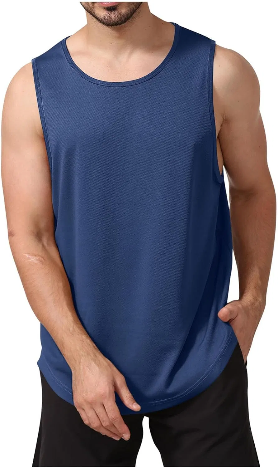Мужская майка спортивная, Casual Fitness, Navy