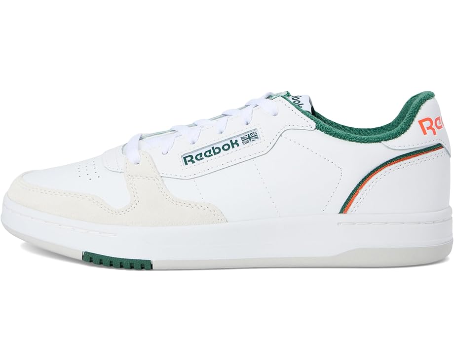 Кроссовки Reebok Lifestyle Phase Court, цвет White/White/Dark Green — фото 4