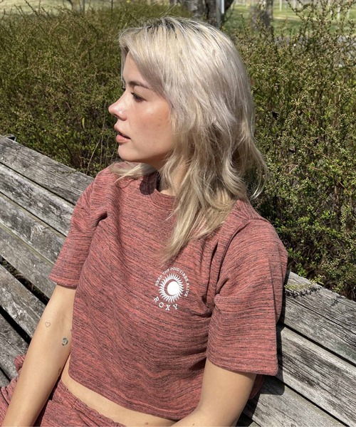 

Укороченная футболка SOL DE VERANO, бренд Roxy, коричневый