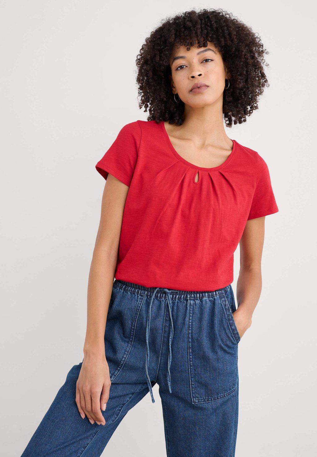 

Футболка с принтом Seasalt Cornwall, красный