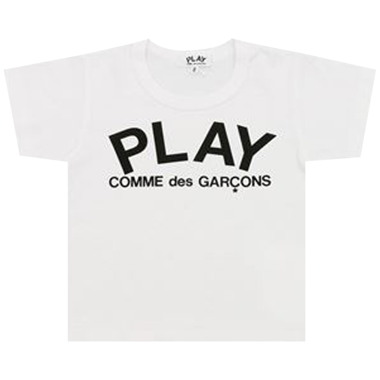 

Детская футболка с логотипом Comme des Garçons PLAY, цвет Белый