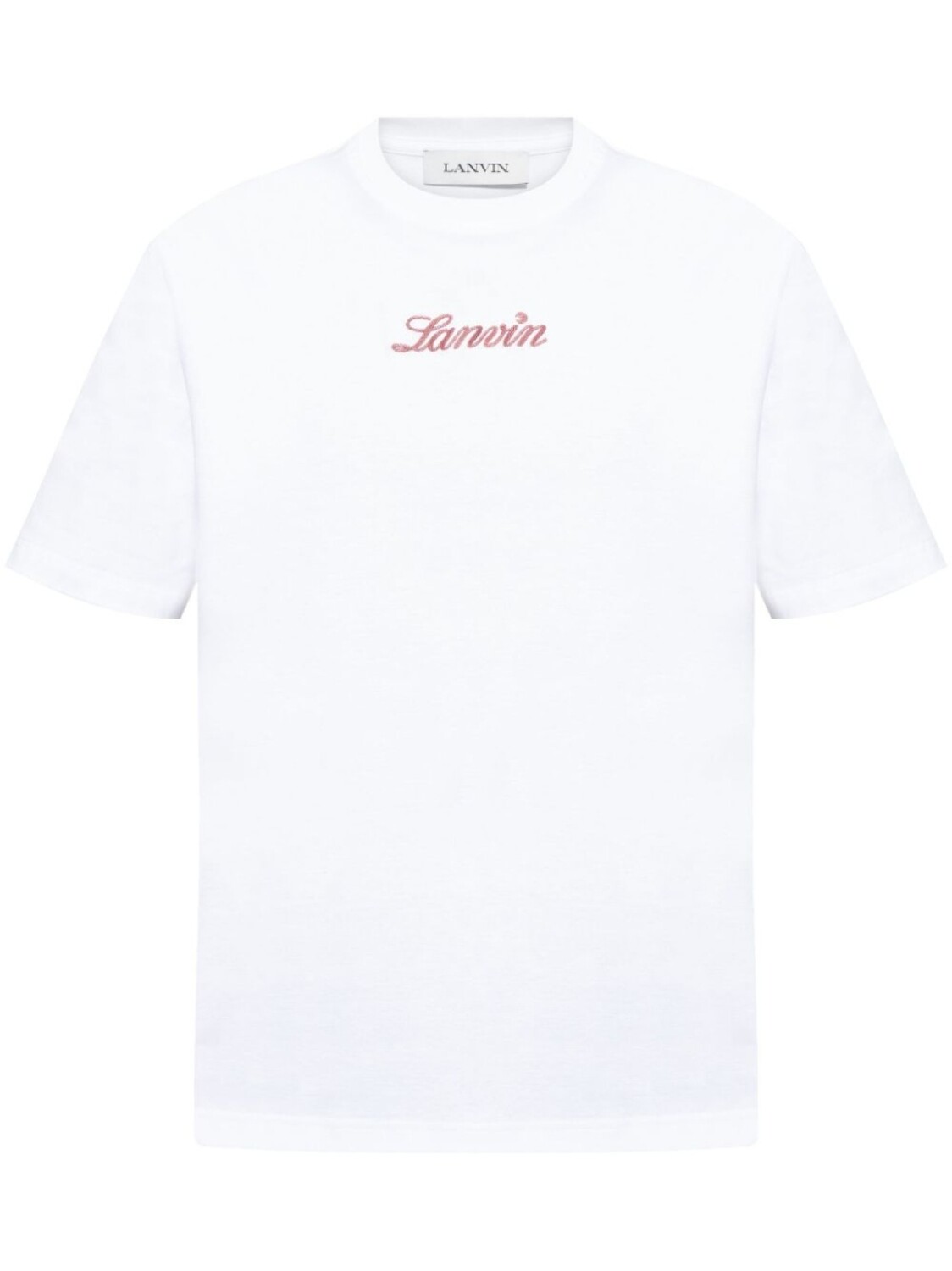 

Футболка с вышитым логотипом Lanvin, белый