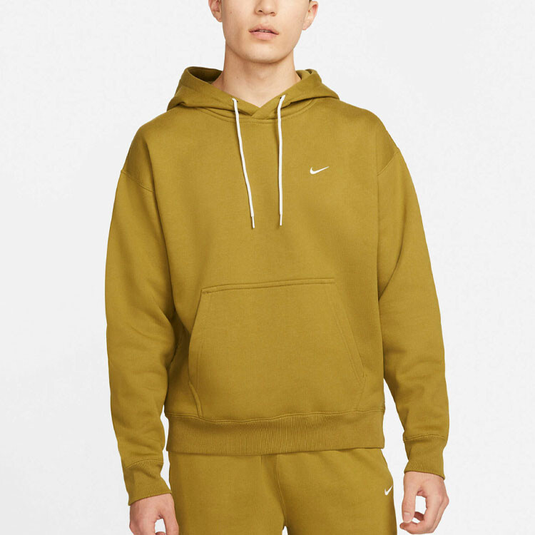Толстовка с капюшоном Lab Solo Swoosh из флиса Nike, желтый — фото 3