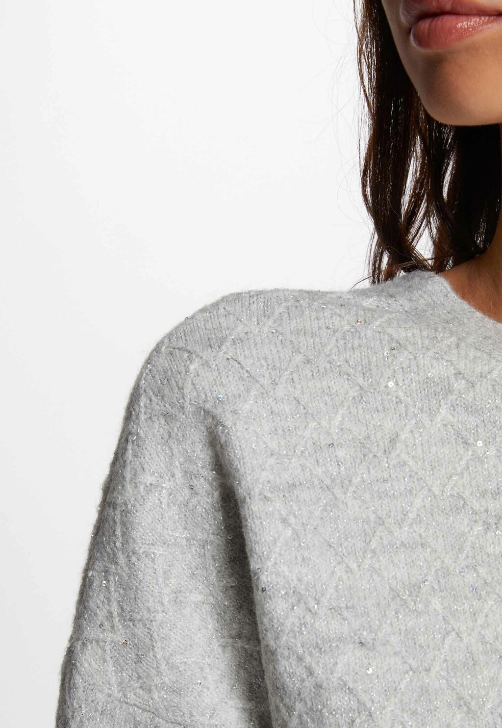 

Кардиган LONG SLEEVE Morgan, светло-серый