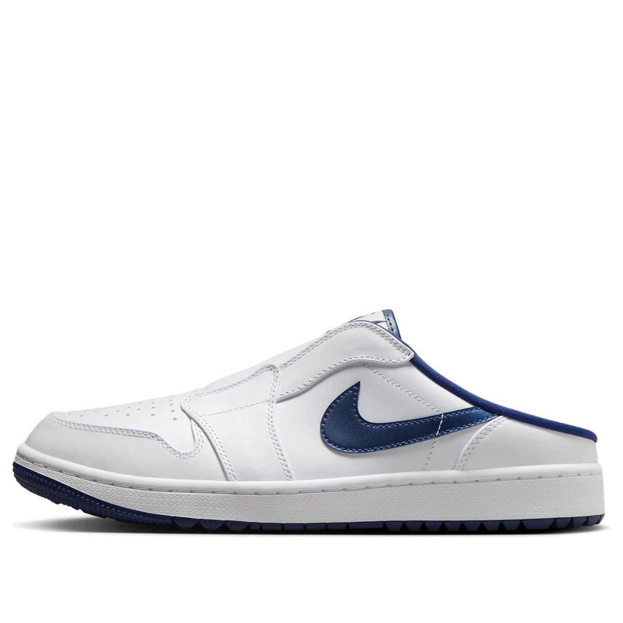 

Кроссовки Air Jordan 1 Mule Golf 'White Midnight Navy', белый