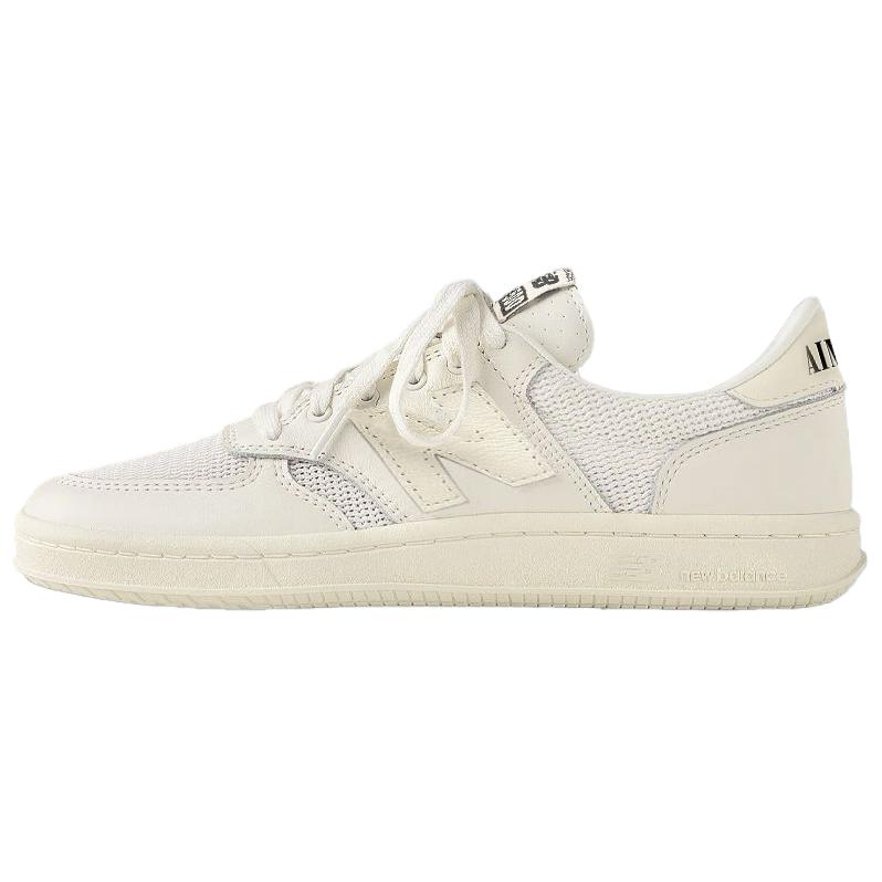 New Balance Кроссовки для скейтбординга AIME LEON DORE x NB T500, износостойкие, низкие, унисекс, белые