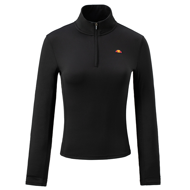 

Теннисный топ женский полуводолазка Moderate Ellesse, черный