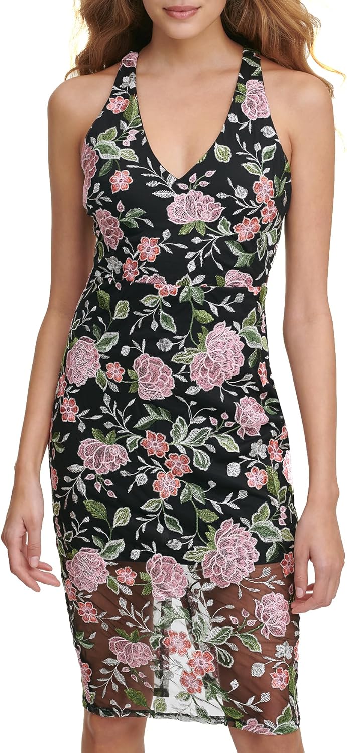 

Женское современное нейлоновое платье GUESS, Multi