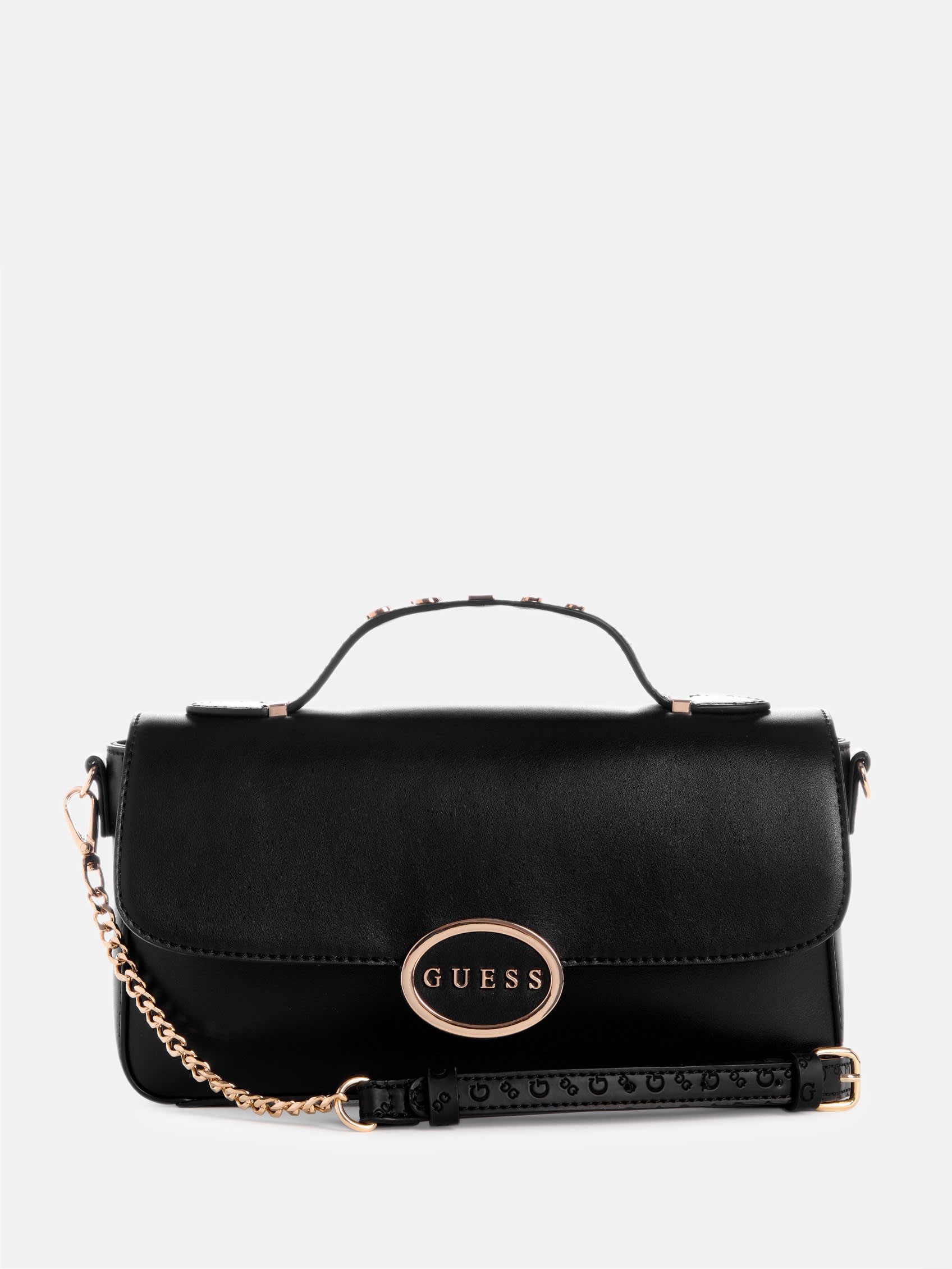 

Сумка через плечо Nory с верхней ручкой Guess Factory, черный
