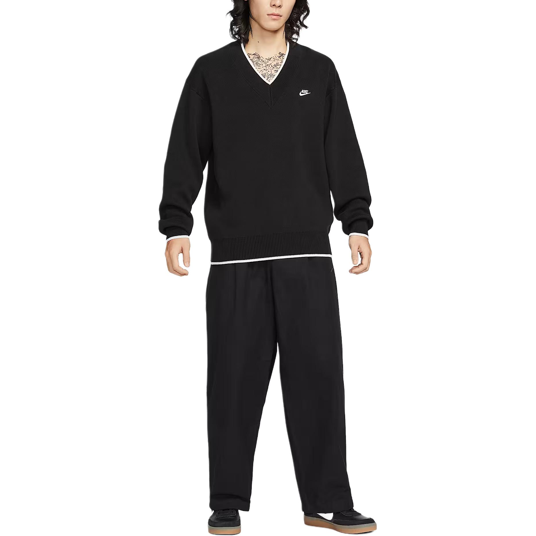 

Свитер мужской Sportswear Club FW25 Nike, черно-белый