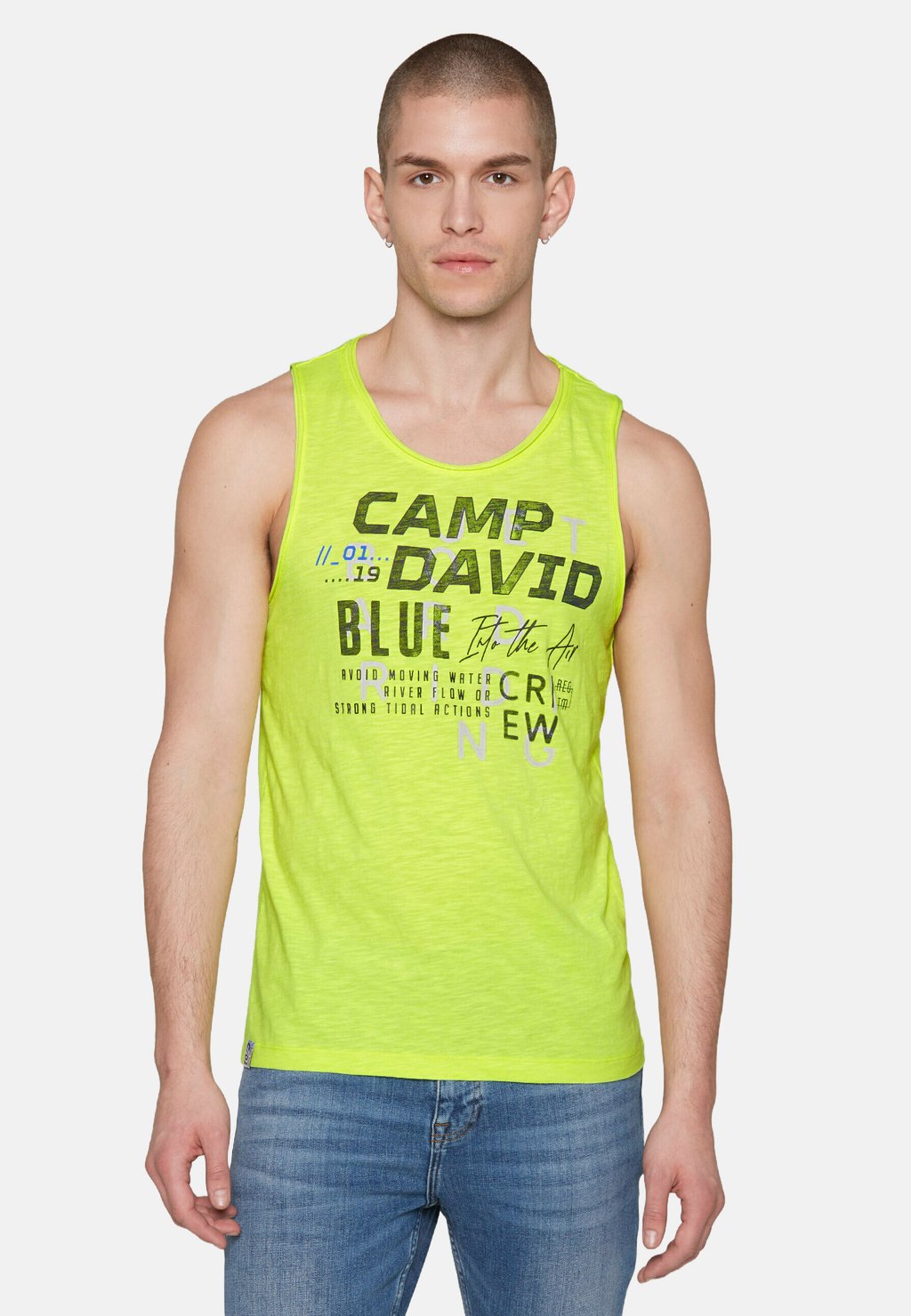 

Майка MUSKELSHIRT MIT RUBBER Camp David, желтый