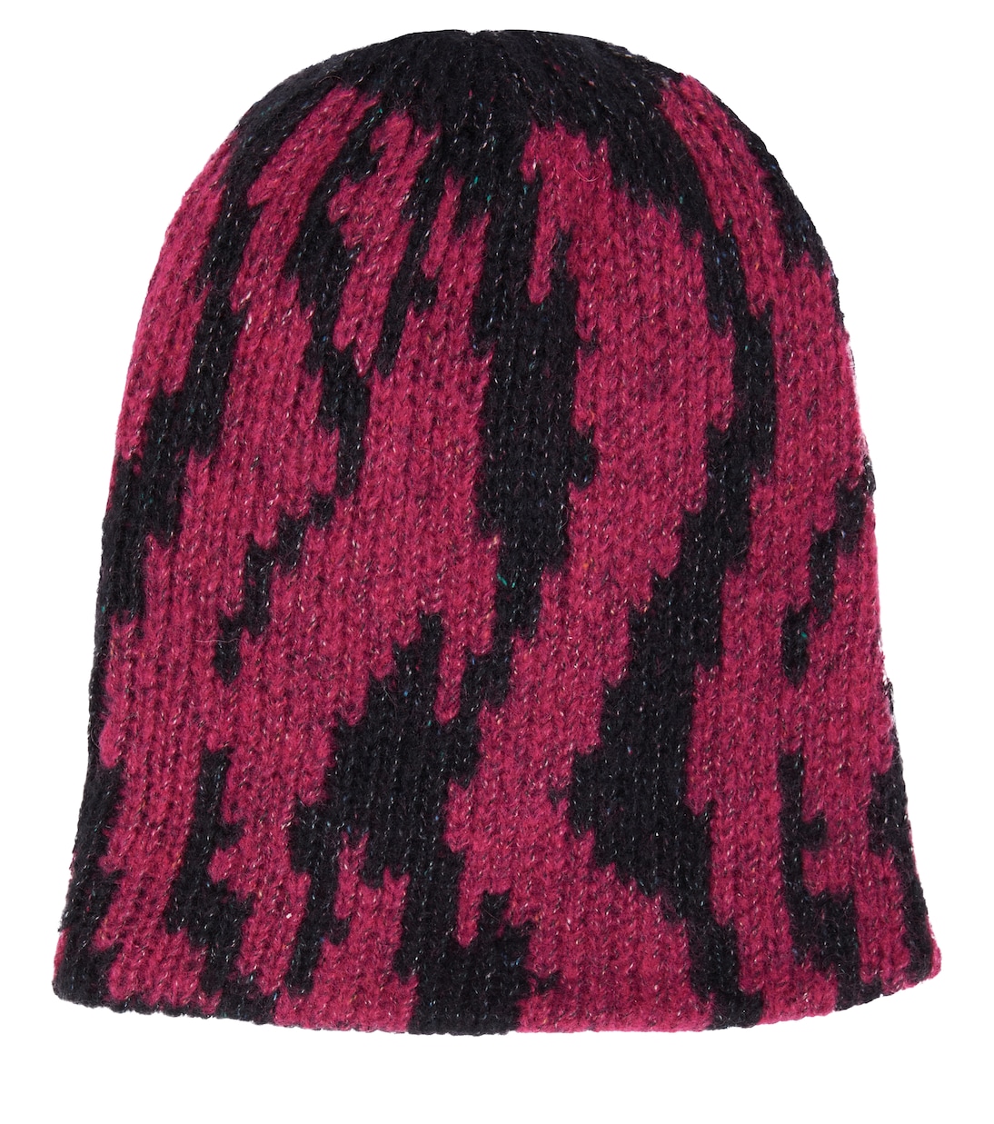 

Шапочка из смеси шерсти и интарсии Paade Mode, Wild Black Pink