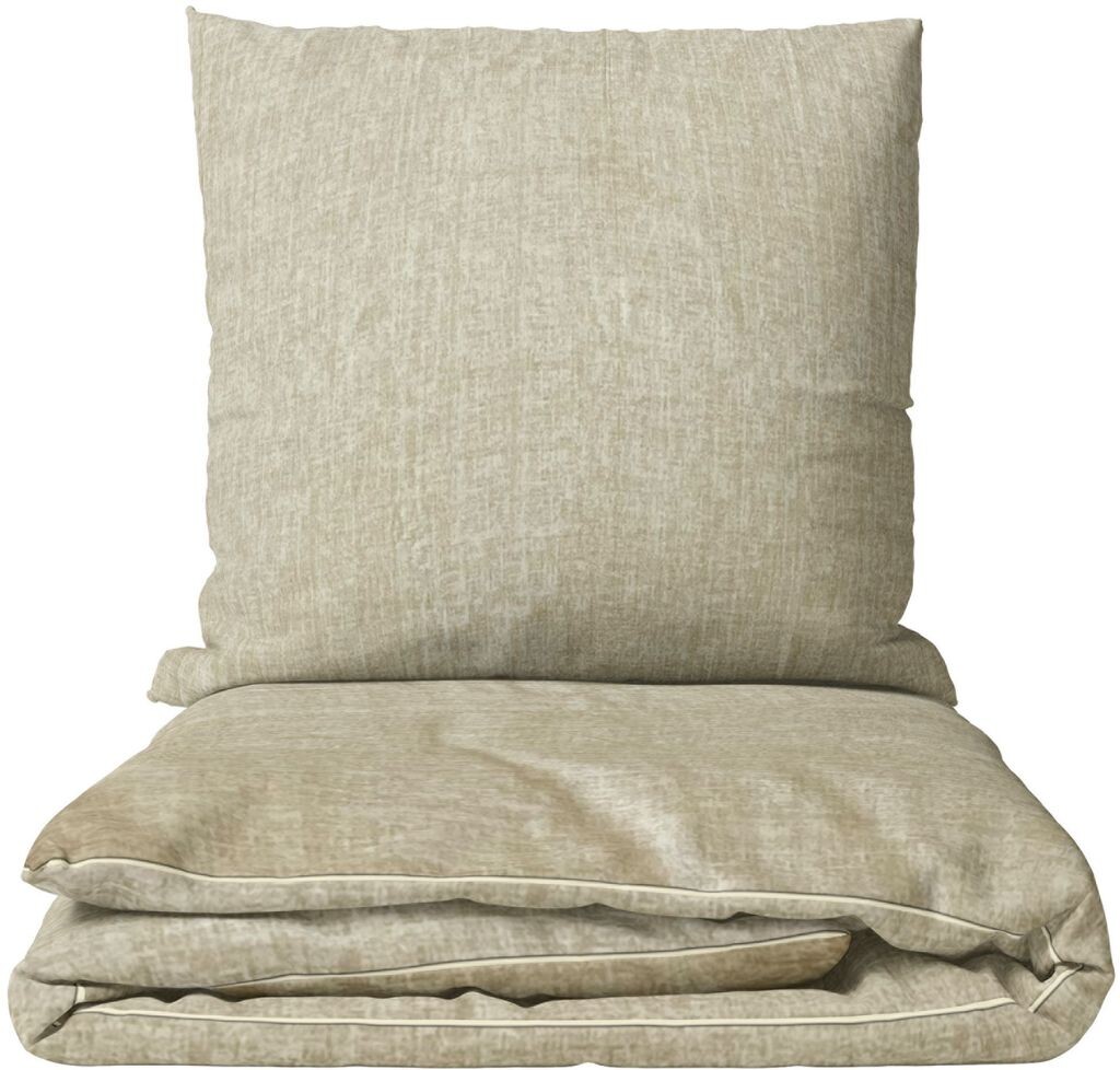 

Комплект постельного белья из микрофибры 135х200 см бежевый в крапинку на молнии leonado vicenti