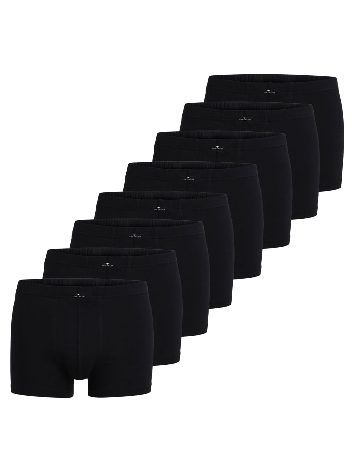 

Tom Tailor Комплект из 8 боксерских трусов черного цвета