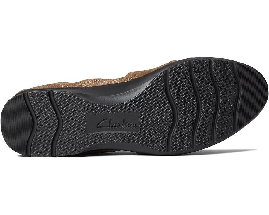 Балетки Clarks Jenette Ruby, цвет Pewter Metallic Suede — фото 3