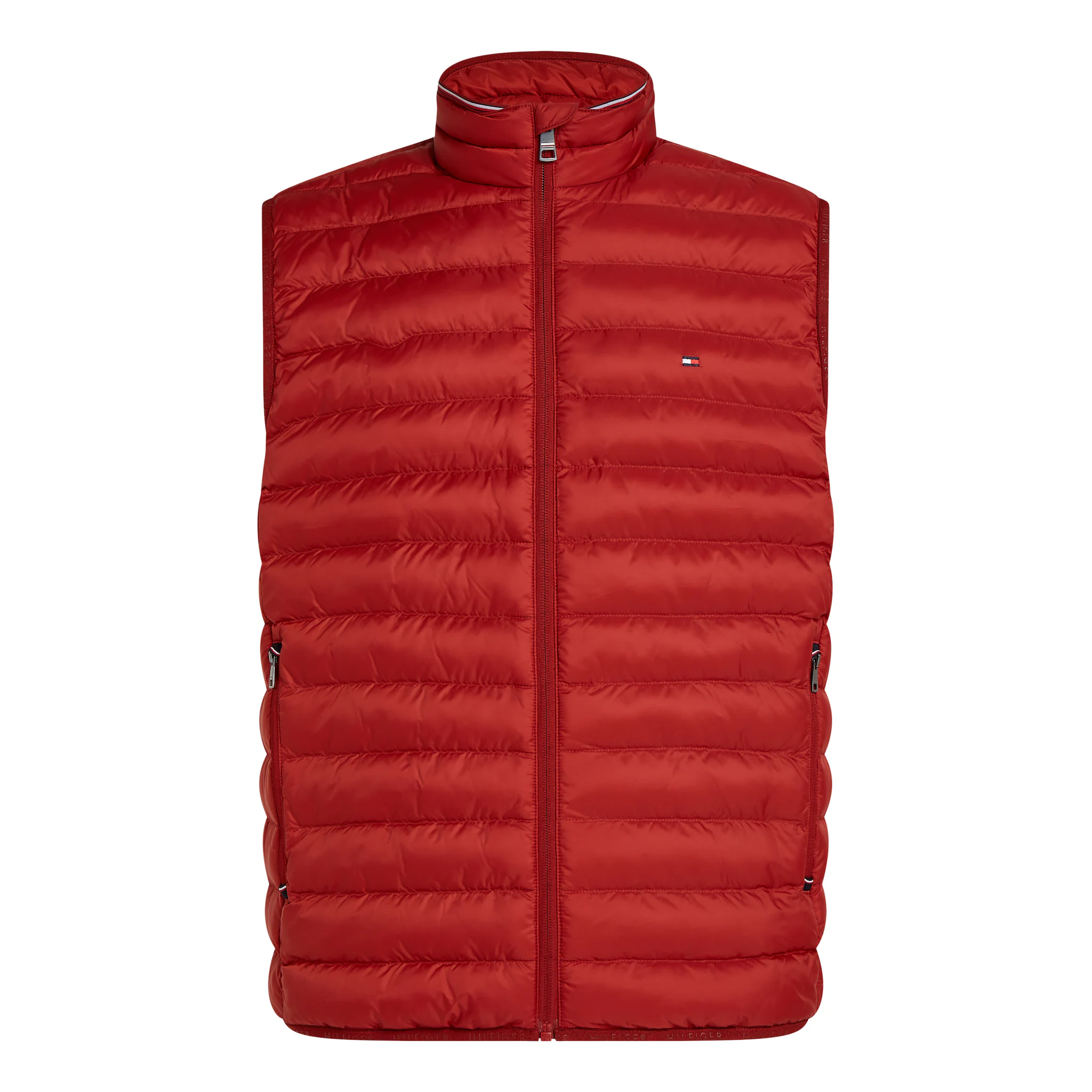 

Стеганый жилет Tommy Hilfiger "PACKABLE RECYCLED VEST" с вышивкой логотипа Tommy Hilfiger, цвет Dark Magma