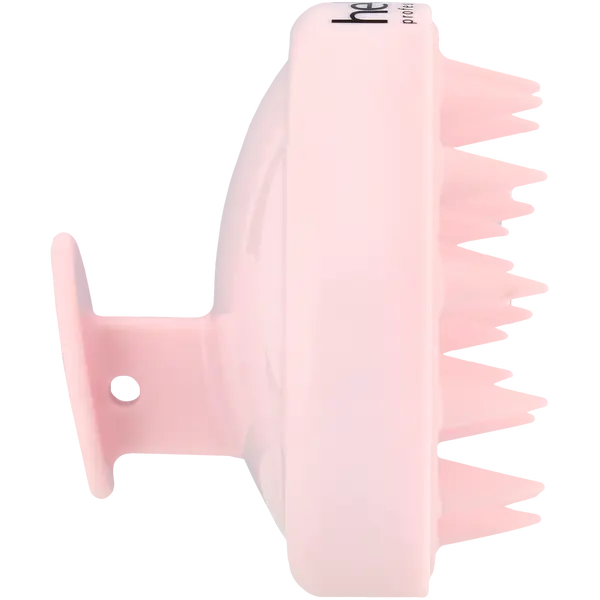 Щетка для мытья волос и массажа головы, розовая, 1 шт. Hebe Professional Shampoo brush — фото 4