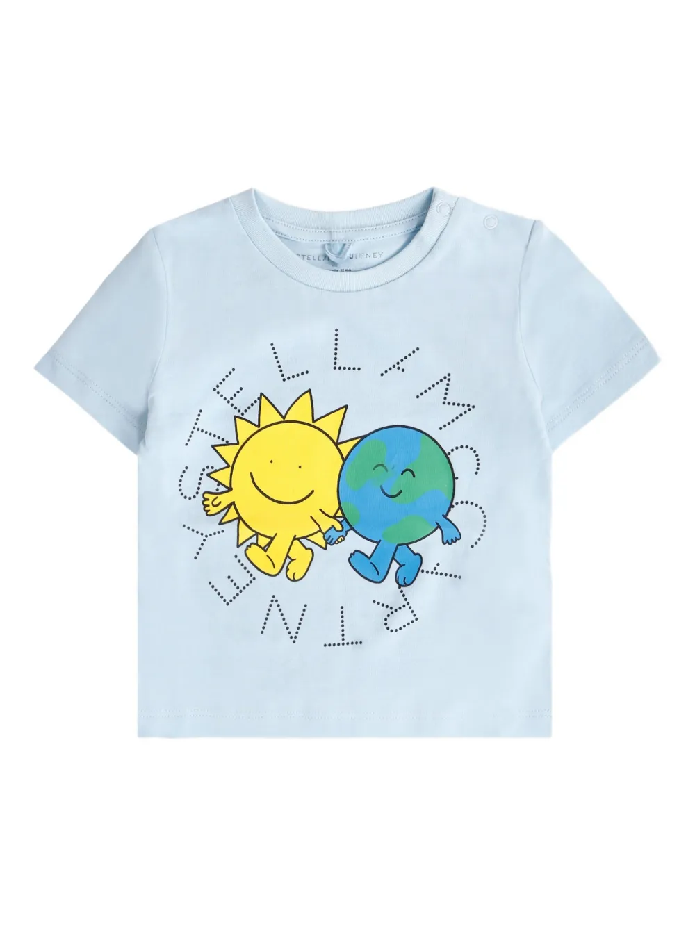 

Футболка с принтом Stella McCartney Kids, синий
