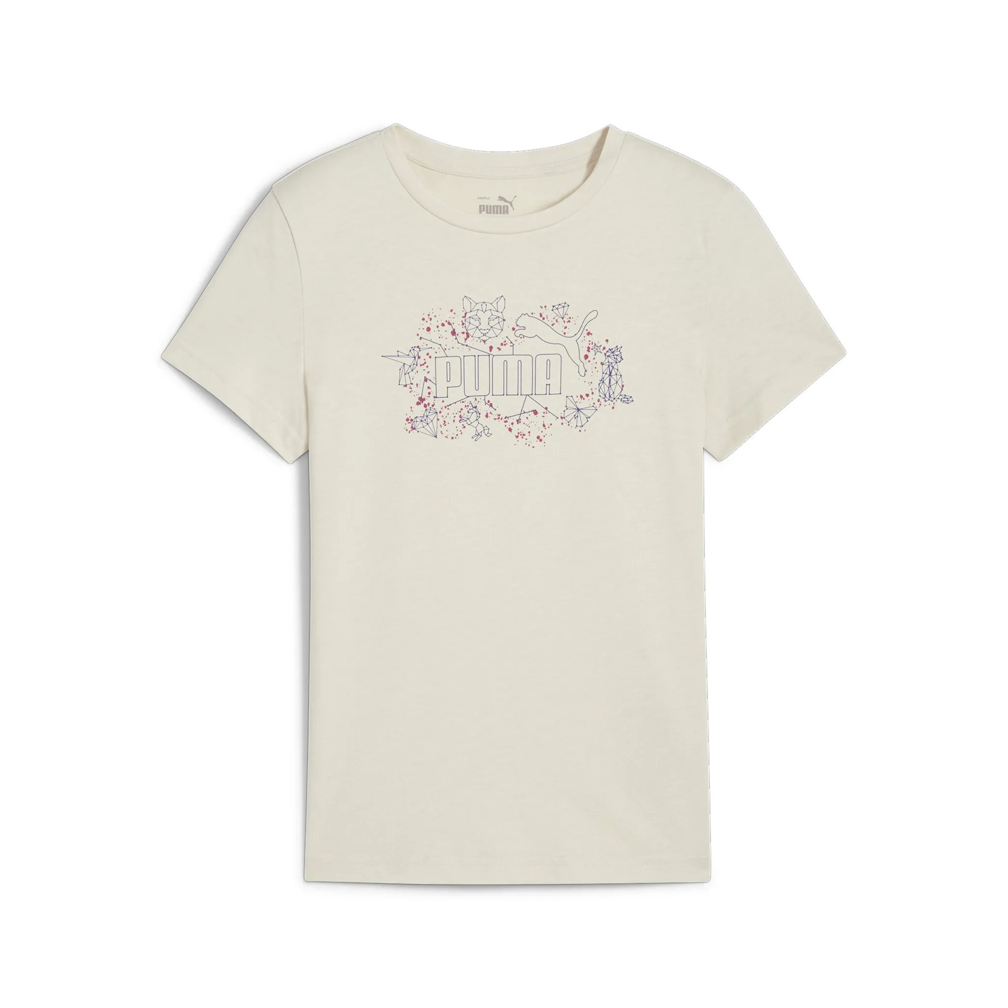 

Футболка PUMA «ESS+ STARRY SAFARI TEE G», цвет Alpine Snow