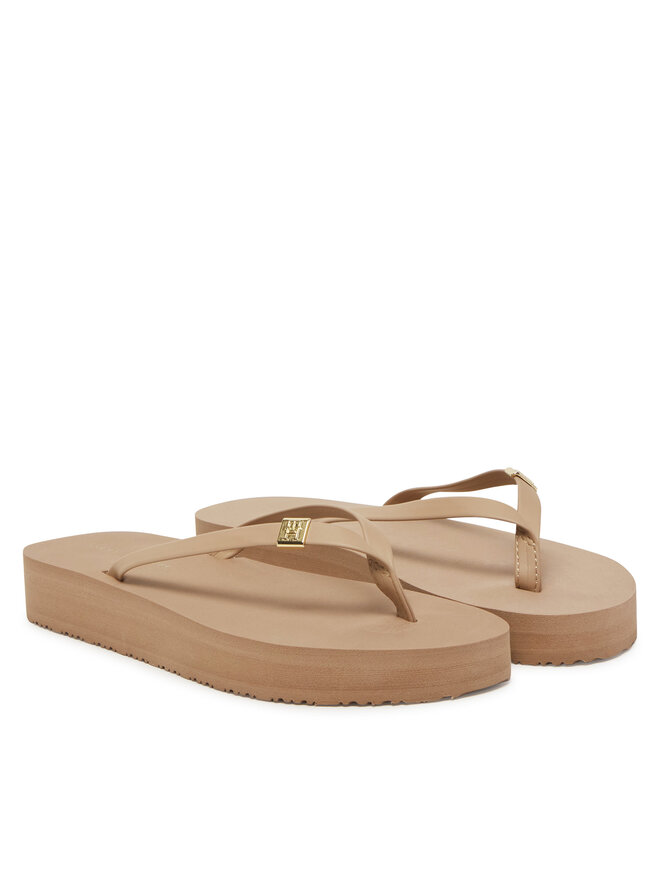 Шлепанцы Elevated Chic Beach Sandal Fw0Fw08523 Tommy Hilfiger, бежевый — фото 2