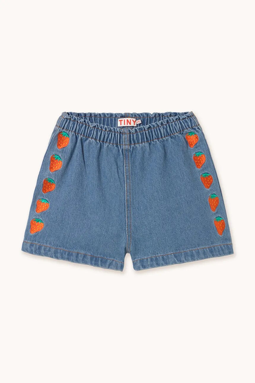 

Детские хлопковые шорты STRAWBERRIES WOVEN SHORT Tinycottons, синий