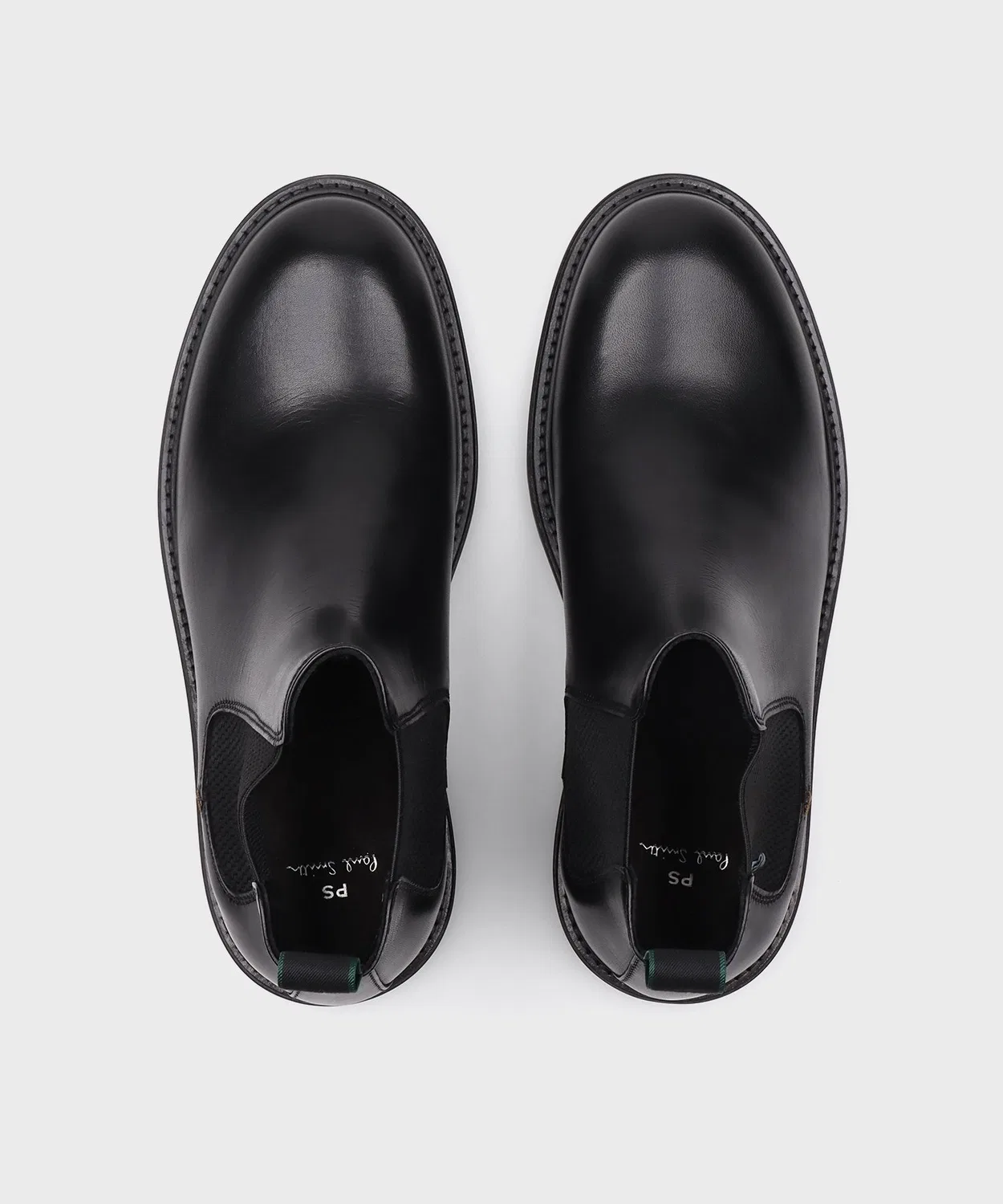 Челси-ботинки с контрастной отделкой Paul Smith XENO, португальская кожа, чёрные — фото 3