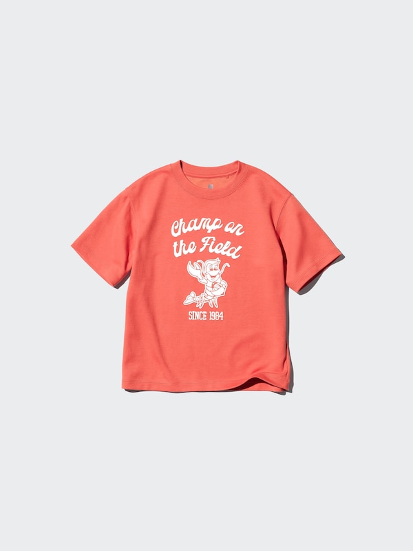 Хлопковая футболка AIRism с графикой Uniqlo, 14 red — фото 4