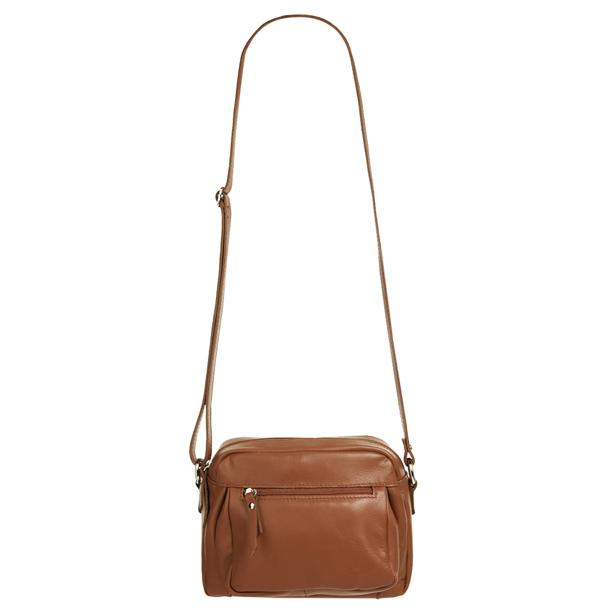 

Сумка через плечо Samantha Look, натуральная кожа, цвет Cognac