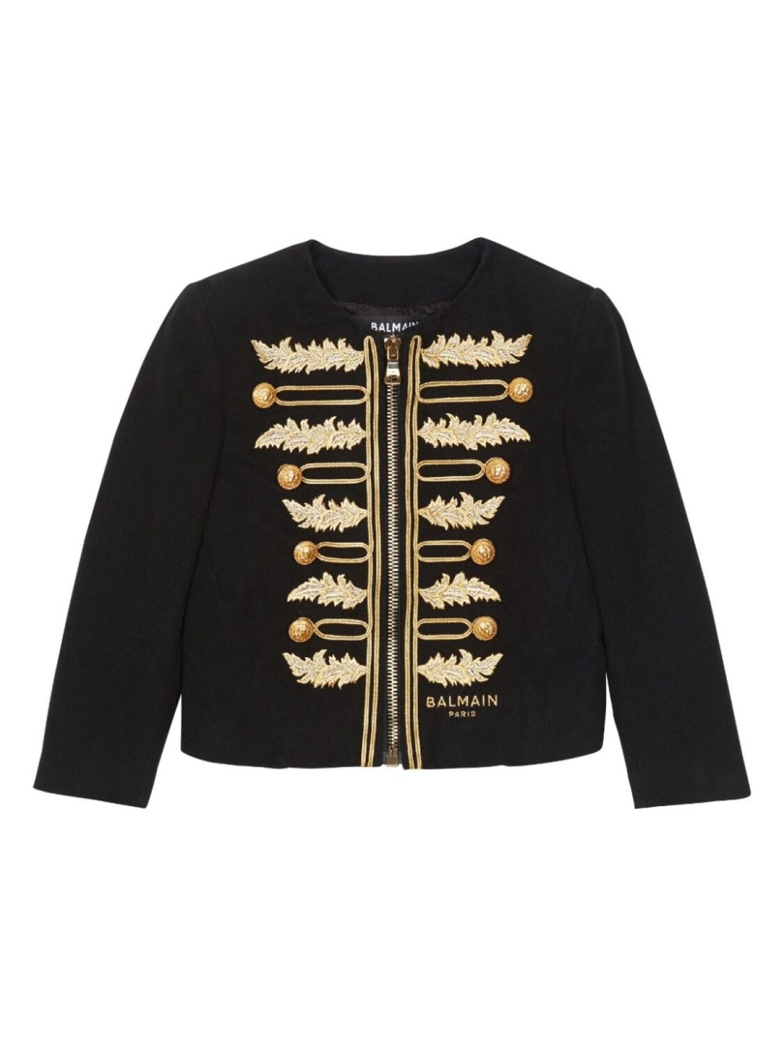 

Balmain Kids жакет с вышивкой, черный