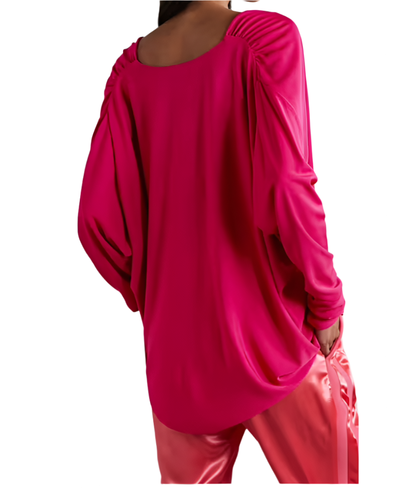 

Женская блузка Tom Ford из вискозы цвета фуксии, цвет tom ford womens fuchsia viscose blouse