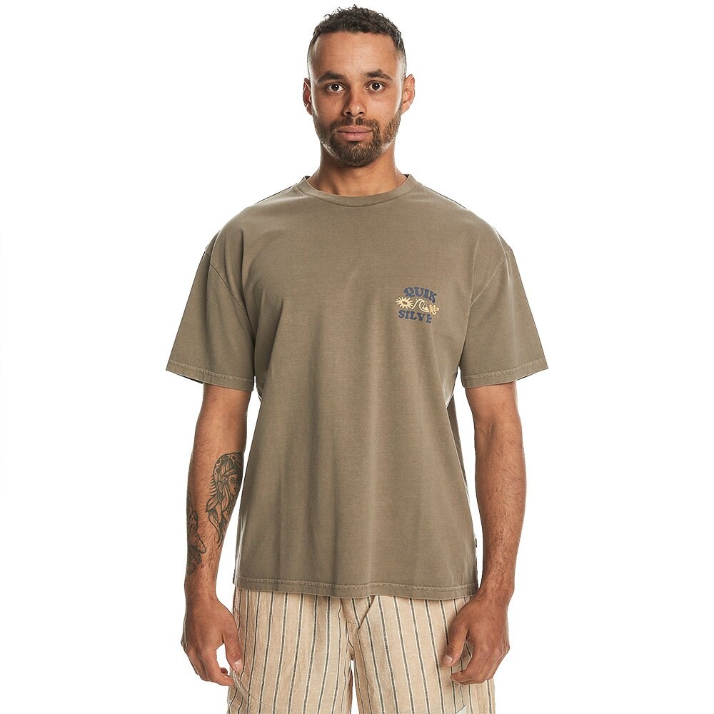 

Футболка Quiksilver Lifes Quik, коричневый
