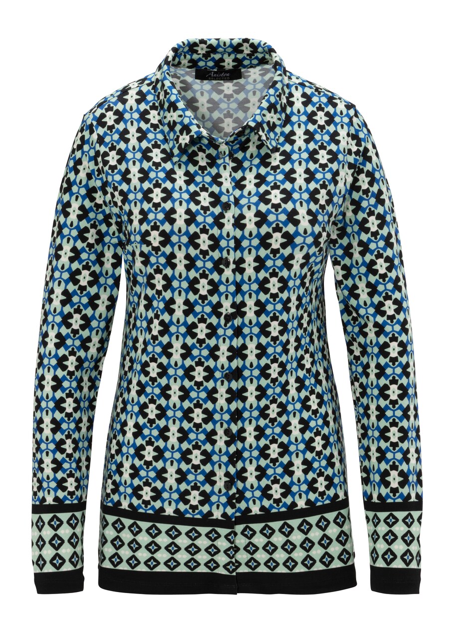 

Рубашка Aniston SELECTED Blouse, синий