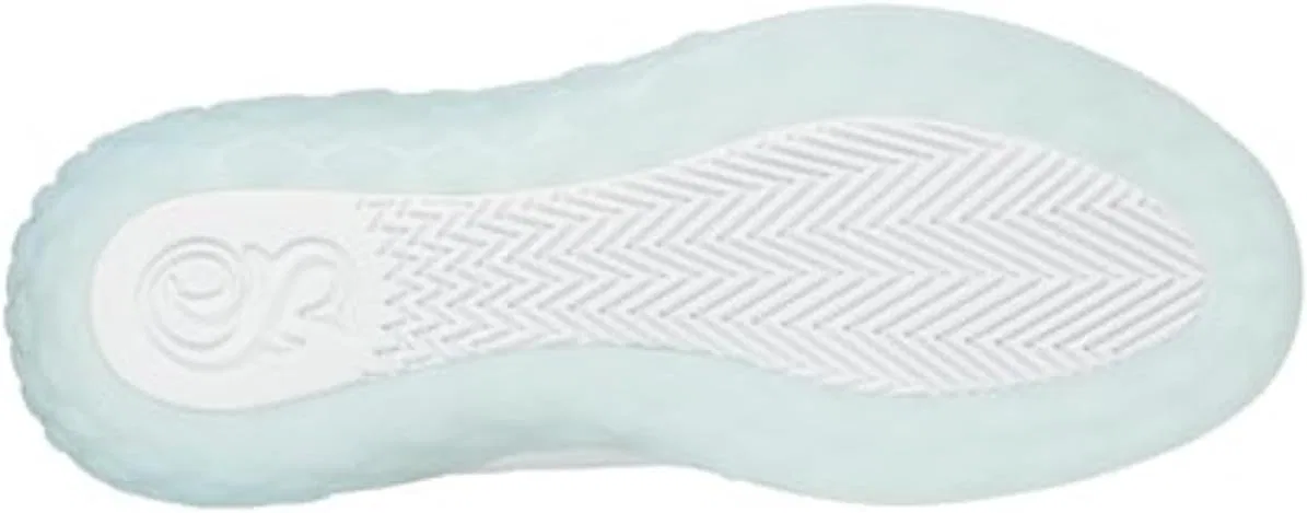 Мужские слипоны Skechers Snoop Sizzle Toke, White Leather Ice Blue Trim — фото 2