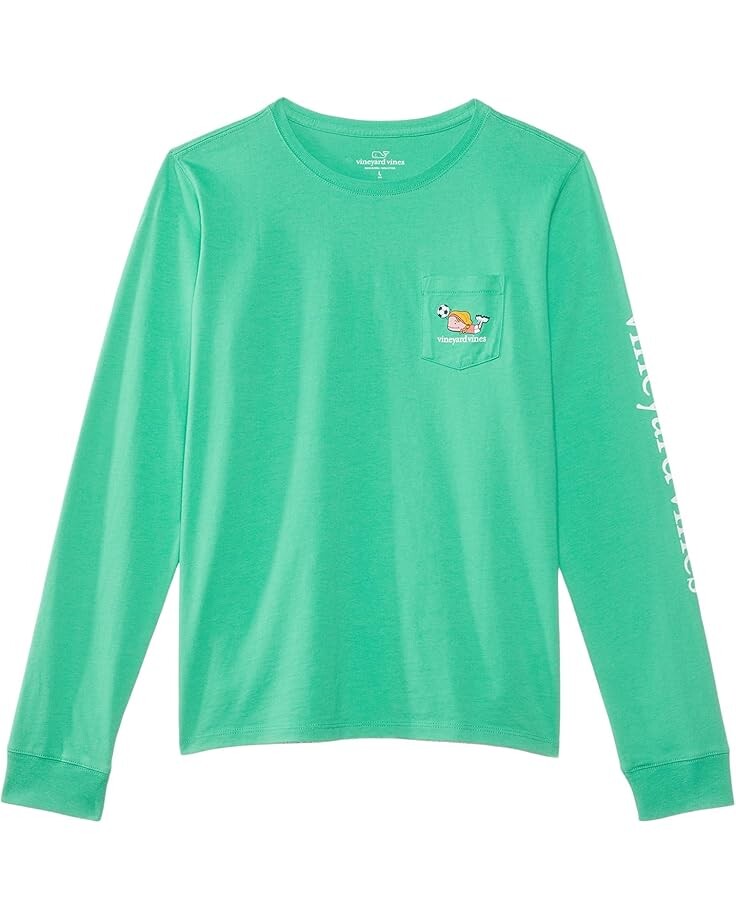 

Лонгслив Vineyard Vines Soccer Long Sleeve Tee, цвет Neptune