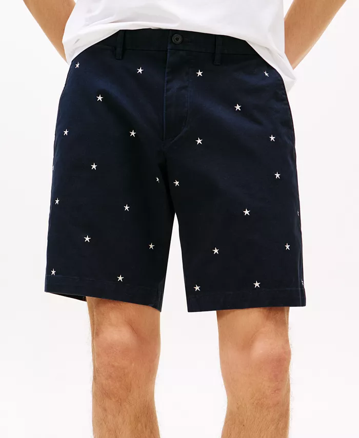 

Мужские шорты Americana Critter Star, длина 9.5 дюймов Tommy Hilfiger, синий