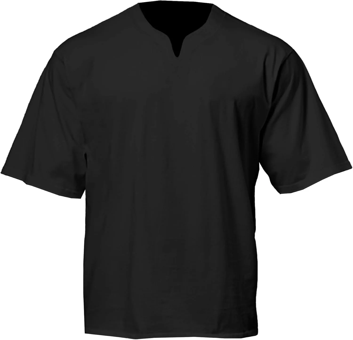 

Мужская футболка с v-образным вырезом, свободный крой, для спорта и отдыха Aosufei